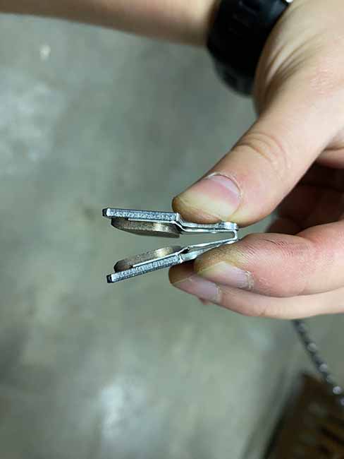 replace bike brake pads