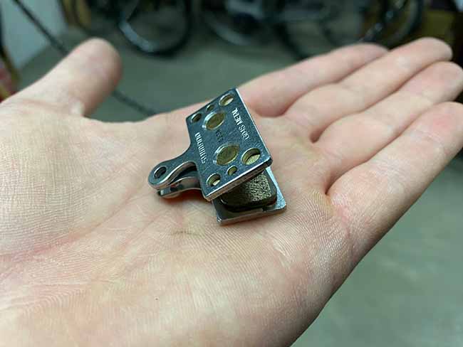 changing bicycle brake pads